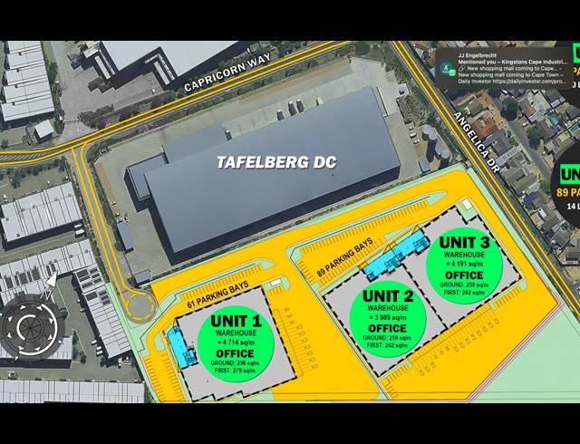 5,289M² WAREHOUSE TO LET IN BRACKENFELL INDUSTRIAL